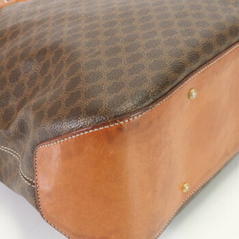 Celine Macadam Leather Tote Bag Shoulder Handbag - Picture 7 of 14